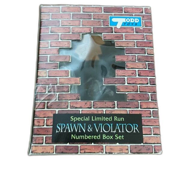Vintage 1994 Todd Toys Limited Run Spawn vs Violator Numbered Box Set Figures - Picture 2 of 9